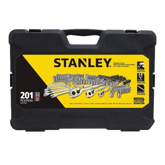 Stanley 201 piece mechanics tool set